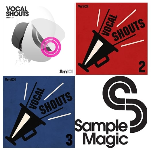 Sample Magic SM101 Vocal Shouts 1-3 Bundle WAV
