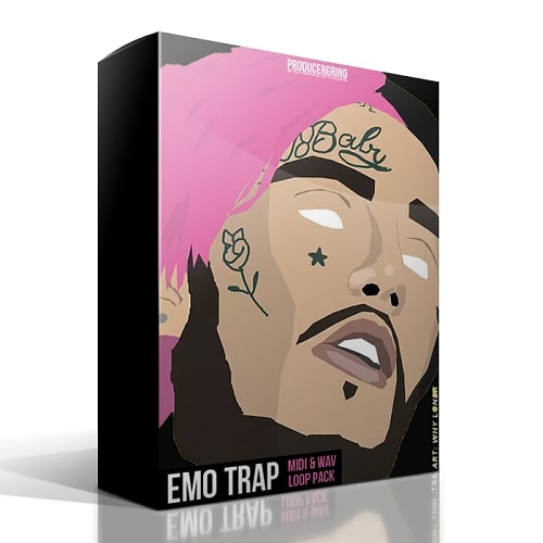 ProducerGrind THE EMO TRAP MIDI & WAV Loop Pack