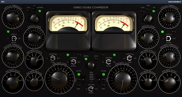 SKnote SDC Stereo Double Compressor 2018 version VST [WIN X64]