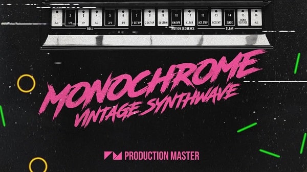 Monochrome - Vintage Synthwave Sample Pack WAV