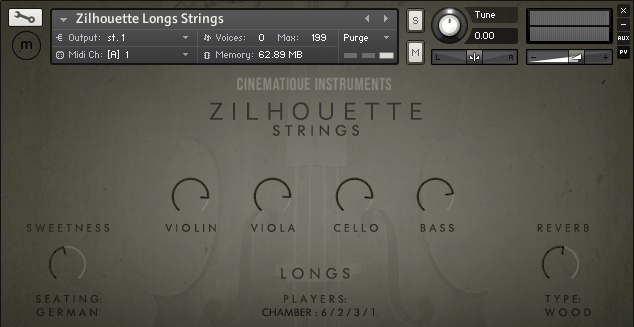 Zilhouette Strings Kontakt Library