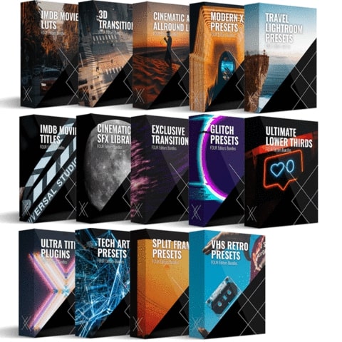 FOUR Editors Platinum Bundle: Complete All in 1 – 3000+