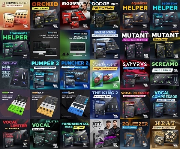 W.A. Production Plugins Collection VST2 VST3  AAX [WIN]