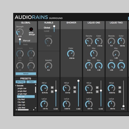 LeSound AudioRain V2 Pro v2.4.7 VST VST3 AAX [WIN]