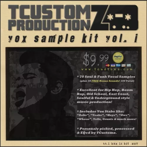 TCustomz Productionz Vox Sample Kit Vol.1 WAV