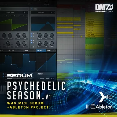 Dm7 Records Serum Psychedelic Season Vol.1 [WAV MIDI FXP]