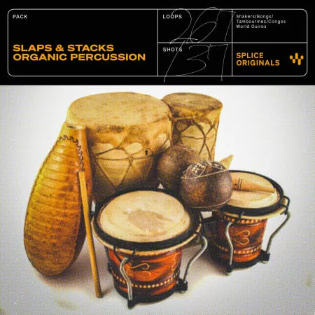 Splice Originals Slaps & Stacks Organic Percussion WAV
