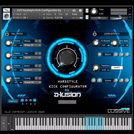 A-lusion & Lussive Hardcore Kick Configurator by A-lusion v1.2 KONTAKT