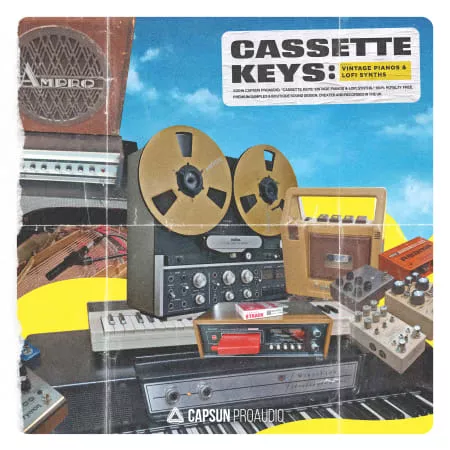 Capsun ProAudio Cassette Keys Vintage Pianos & Lofi Synths WAV