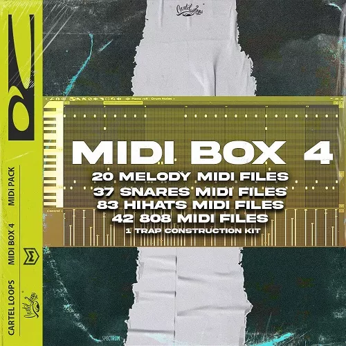 Cartel Loops MIDI Box Vol.4 [WAV MIDI]
