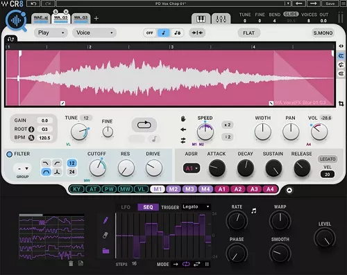 Waves CR8 Creative Sampler Library WAV