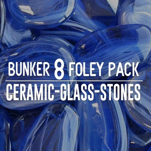 Bunker 8 Foley Pack Ceramic Glass Stones WAV