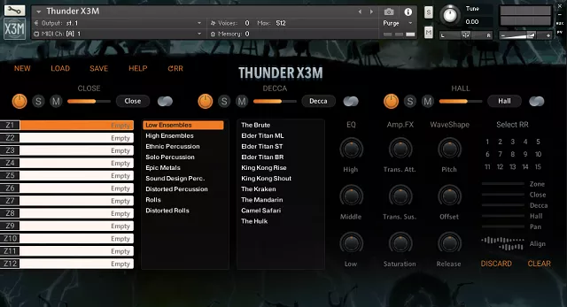 Strezov Sampling Thunder X3M (KONTAKT) [Player Edition]