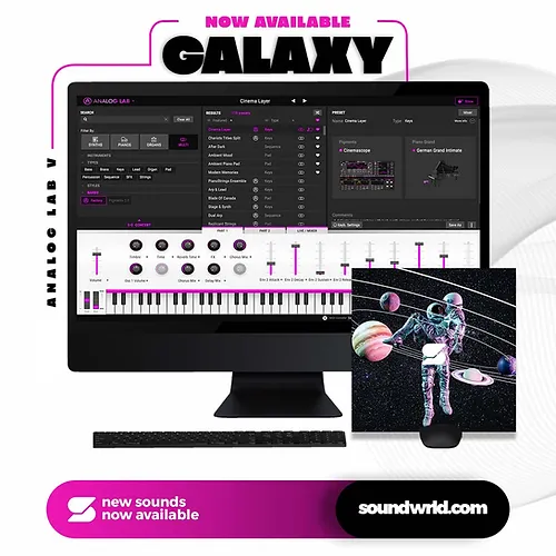 Soundwrld Galaxy [Analog Lab V Bank + One Shot Kit]