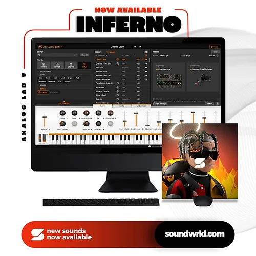 Soundwrld Inferno [Analog Lab V Bank + One Shot Kit]