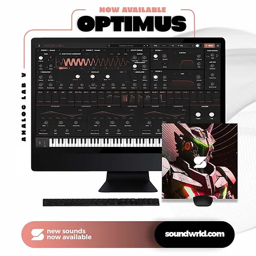 Soundwrld Optimus [Analog Lab V Bank + One Shot Kit]