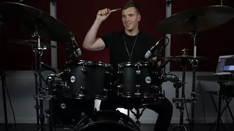 Drum Lessons For Beginners Intermidiate (7 Week Course) [TUTORIAL]