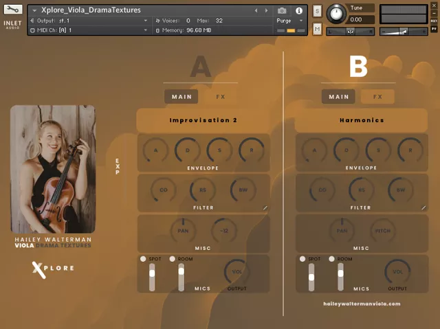 Inletaudio Viola Drama Textures [KONTAKT]