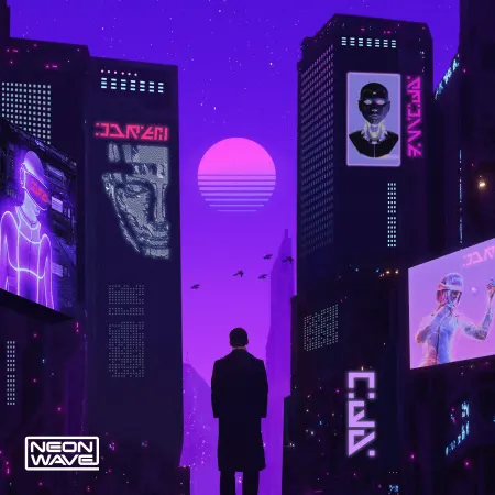 Neon Wave Nite Ride Brooding Synthwave