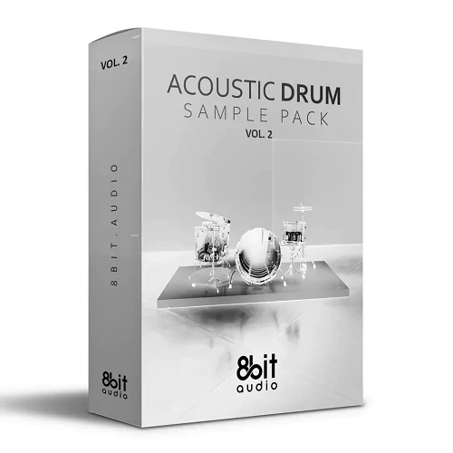8bit Audio Acoustic Drum Sample Pack Vol.2 WAV