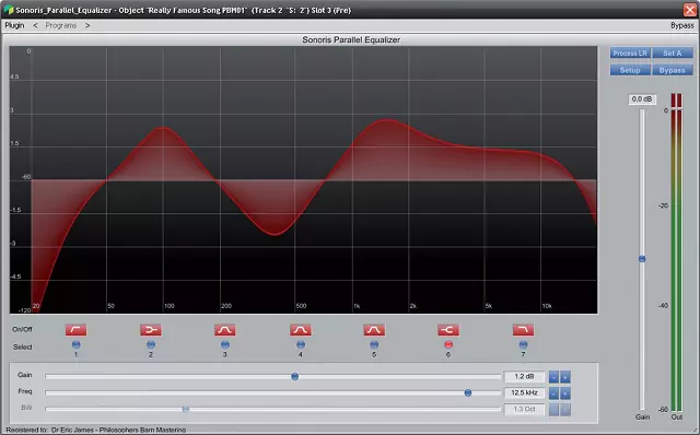 Sonoris Parallel Equalizer