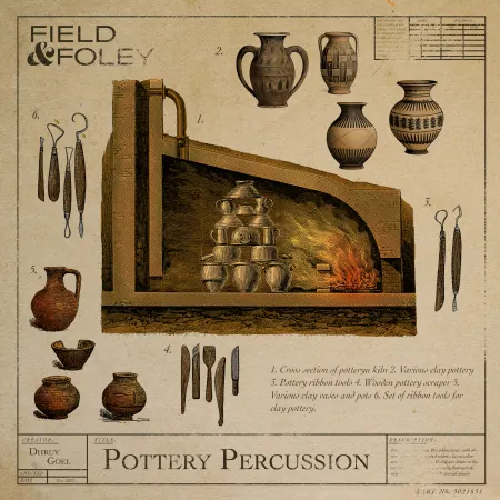 Field & Foley Pottery Percussion WAV