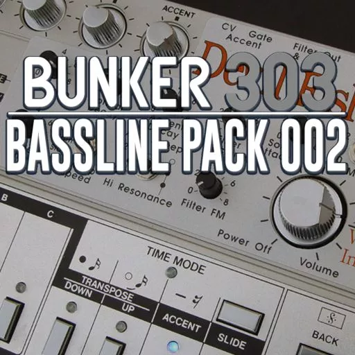 Bunker 303 Bassline Pack 002 WAV