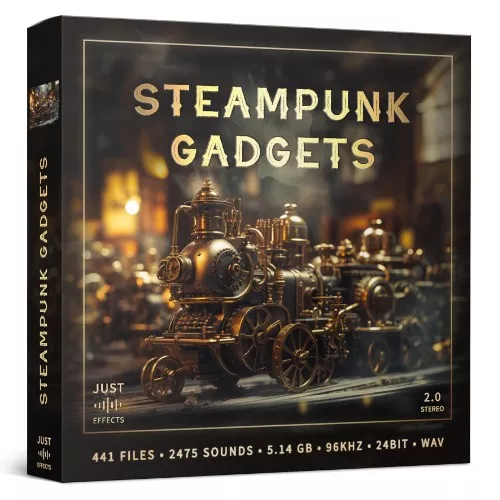 Just Sound Effects Steampunk Gadgets WAV