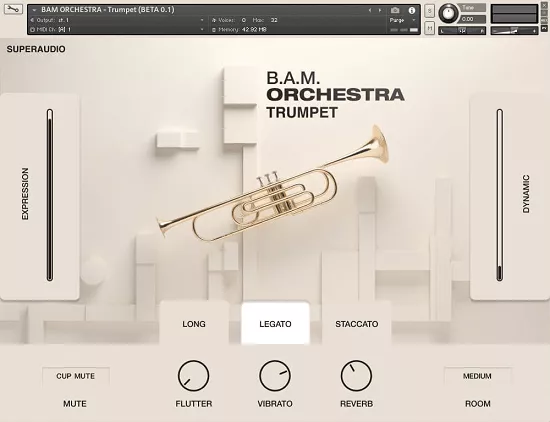 SuperAudio B.A.M Orchestra Trumpet KONTAKT