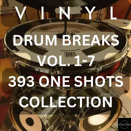 PastToFutureReverbs Vinyl Drum Breaks Vol 1-7 One Shots Collection 393 Vinyl Drums One Shots WAV