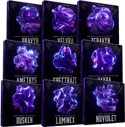 Cymatics ULTRAVIOLET TRAP COLLECTION WAV MIDI