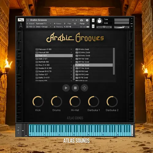 Sonic Market Arabic Grooves Audio Loops WAV